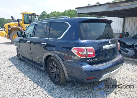 2017 Nissan Armada Platinum z USA, uszkodzony, nr VIN JN8AY2ND5H9005937